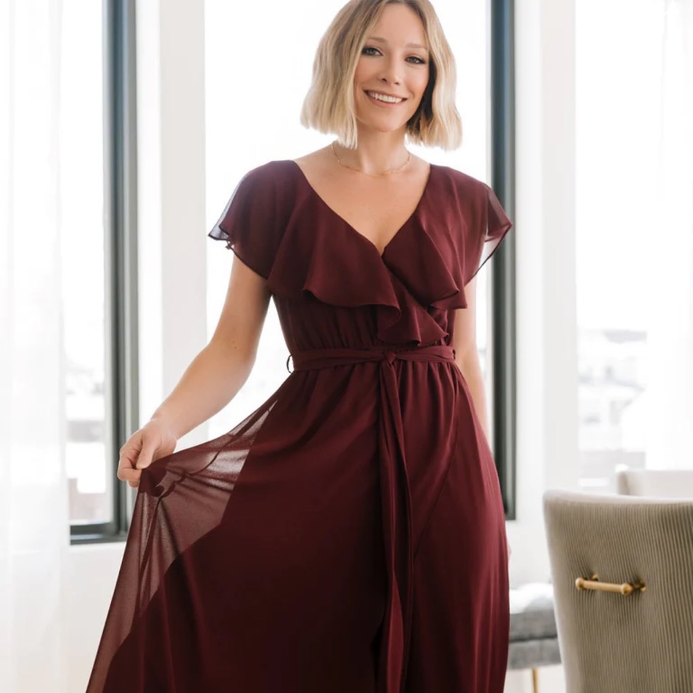 Baltic Born Katya Ruffle Maxi Dress